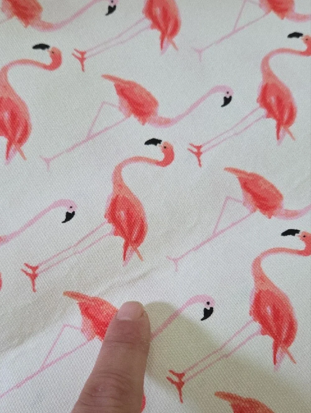 kate spade Coral Pink Flamingo Print Placemat